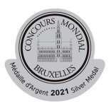 Concours mondial de Bruxelles médaille argent 2021récompense
